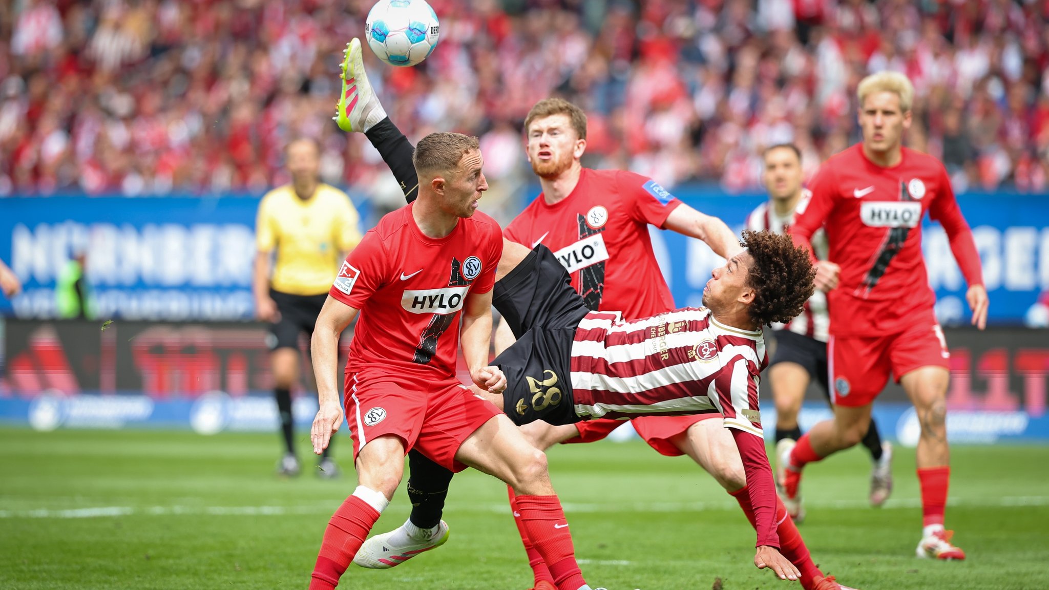 Spielszene 1. FC Nürnberg - SV Elversberg