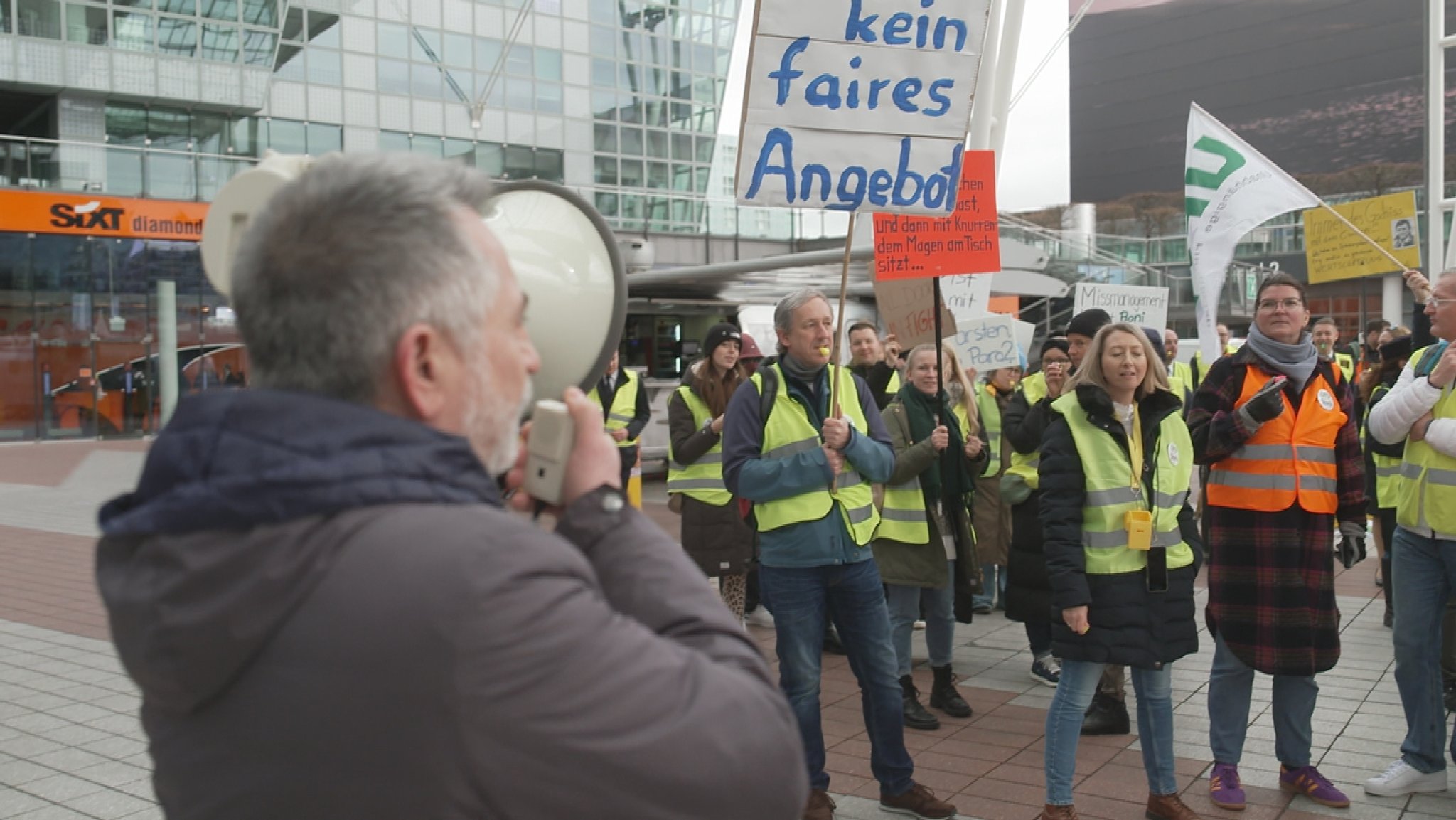 Streikszene in Deutschland | Bild: BR Streikszene in Deutschland
